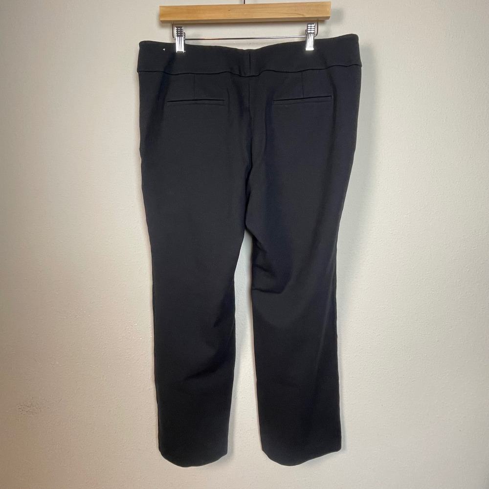 Ann Taylor Factory Women's 14 Black Wide Leg Dress Pants Career Work Classic - Picture 3 of 6